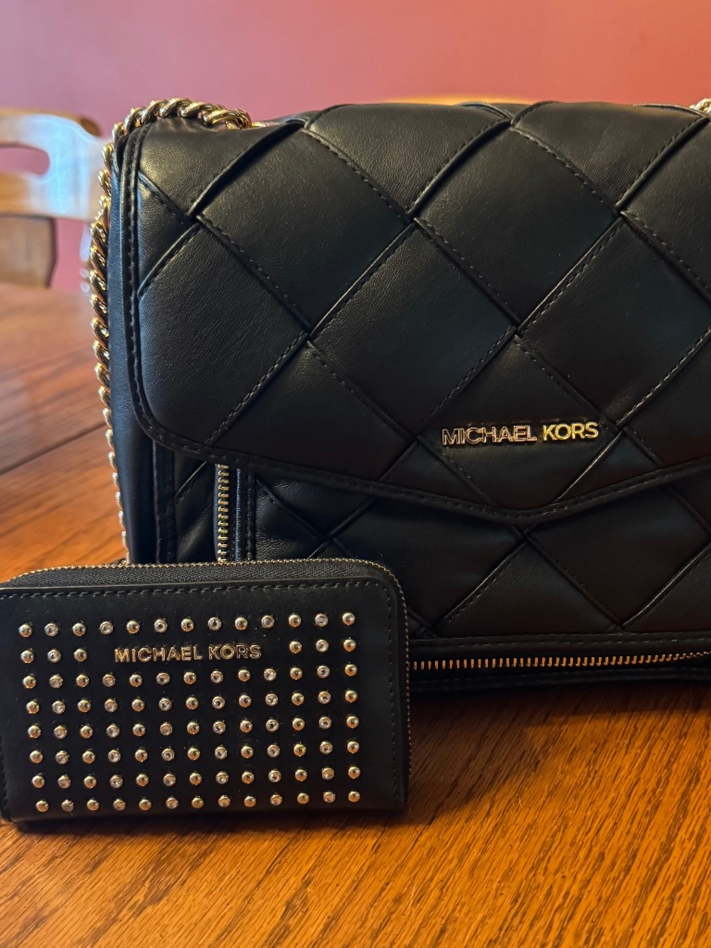 Michael Kors handbag and wallet